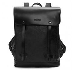 Men Women Vintage Backpack PU Leather Laptop bags School Bag Shoulder Bags