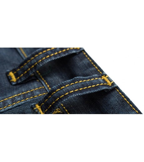 Casual Business Straight Leg Cotton Breathable Long Jeans for Men